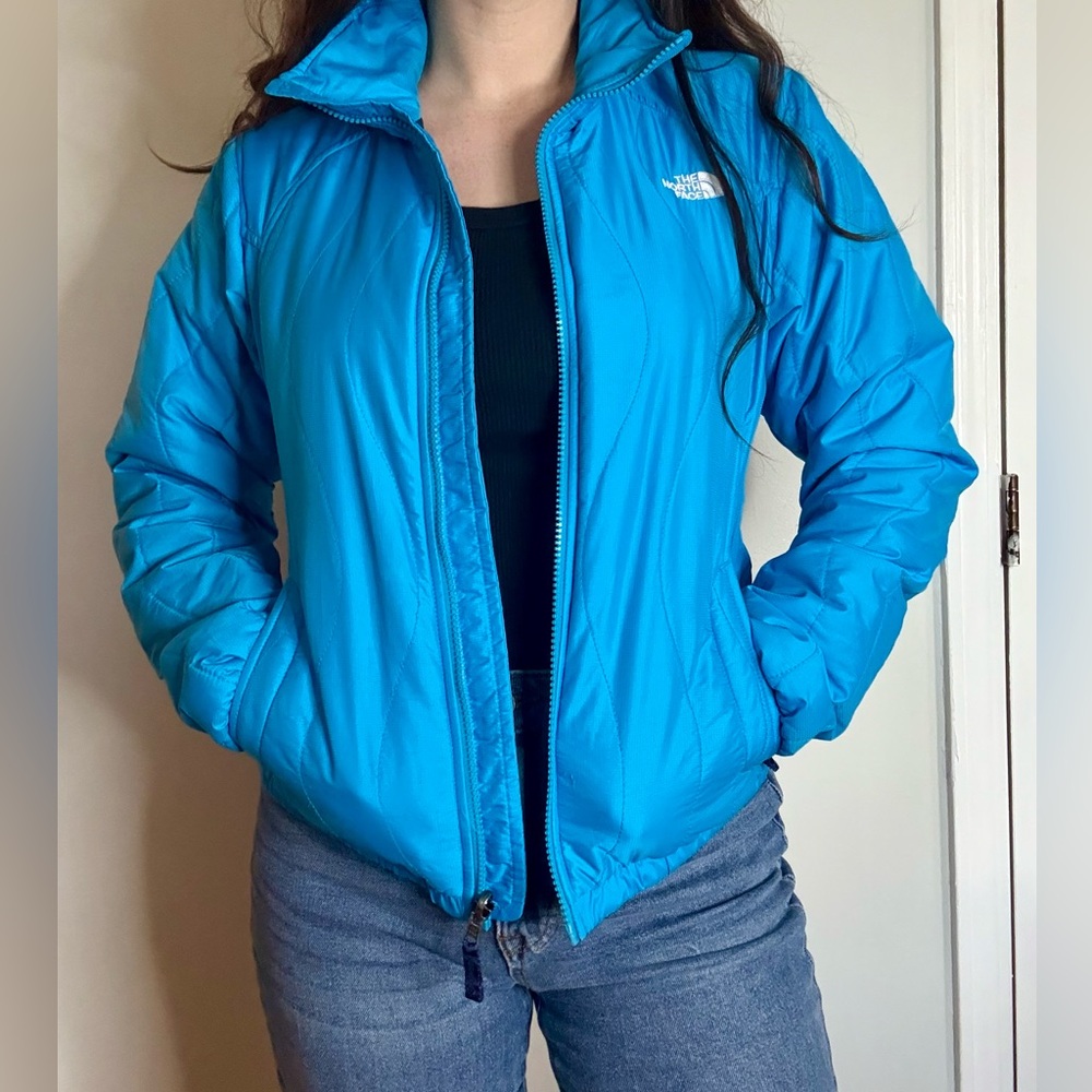 The North Face Blue Puffer Jacket